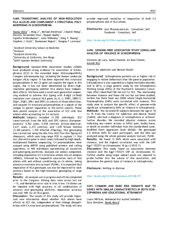 (PDF) Transethnic Analysis of High-Resolution Hla Alleles and ...