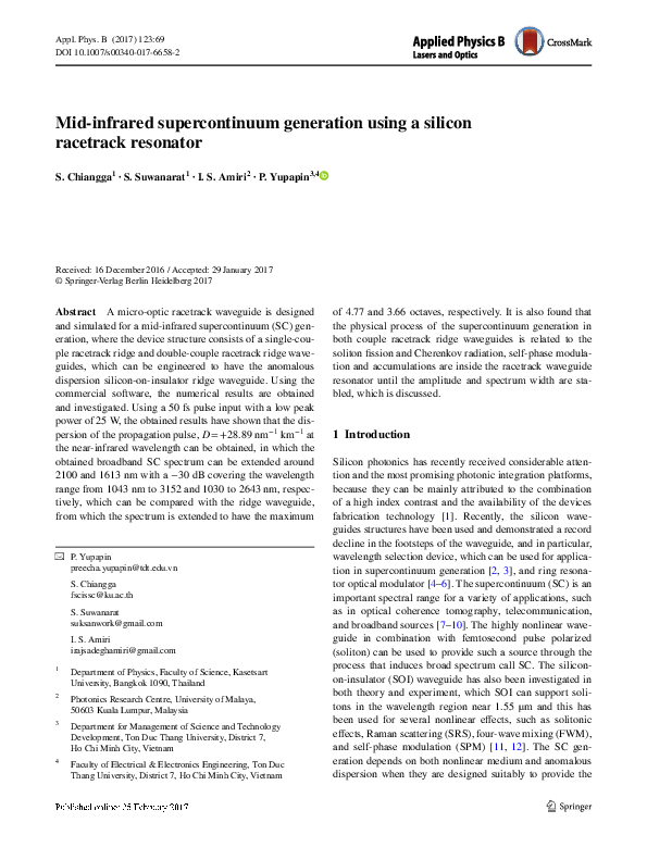 (PDF) Mid-infrared supercontinuum generation using lead-bismuth-gallium ...