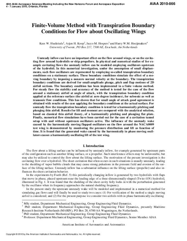 (PDF) Finite-Volume Method with Transpiration Boundary Conditions for ...