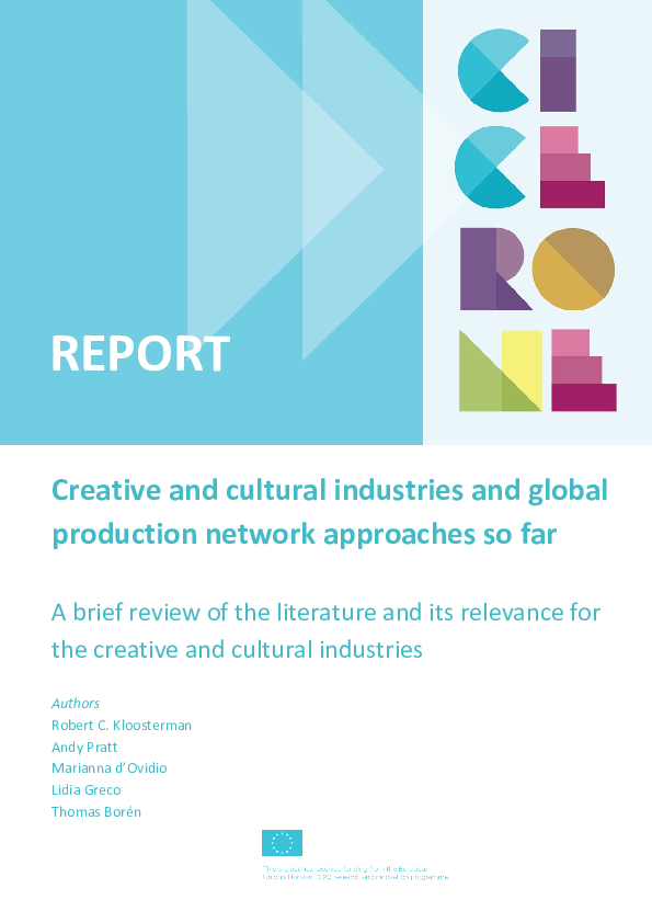 (PDF) Creative and cultural industries in global production network ...