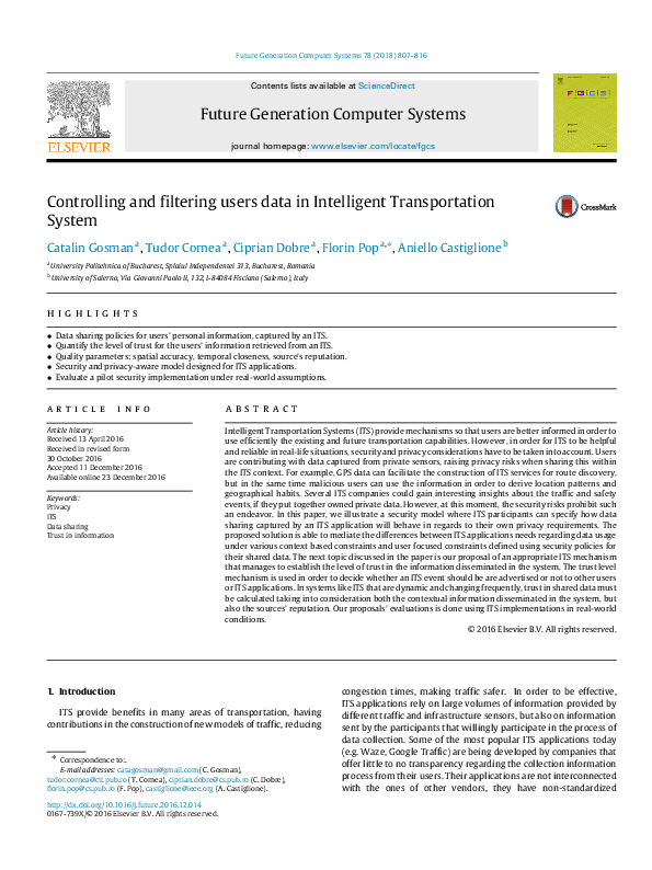 (PDF) Controlling and filtering users data in Intelligent ...