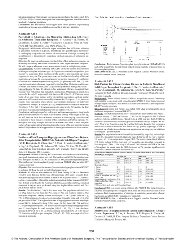 (PDF) Incidence of PostTransplant Hyperglycemia and NewOnset Diabetes