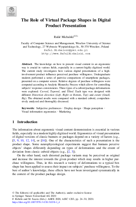 (PDF) The Role of Virtual Package Shapes in Digital Product Presentation
