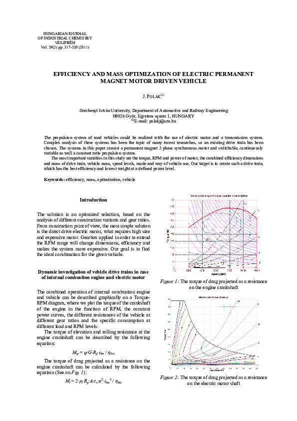(PDF) Efficiency and Mass Optimization of Electric Permanent Magnet ...