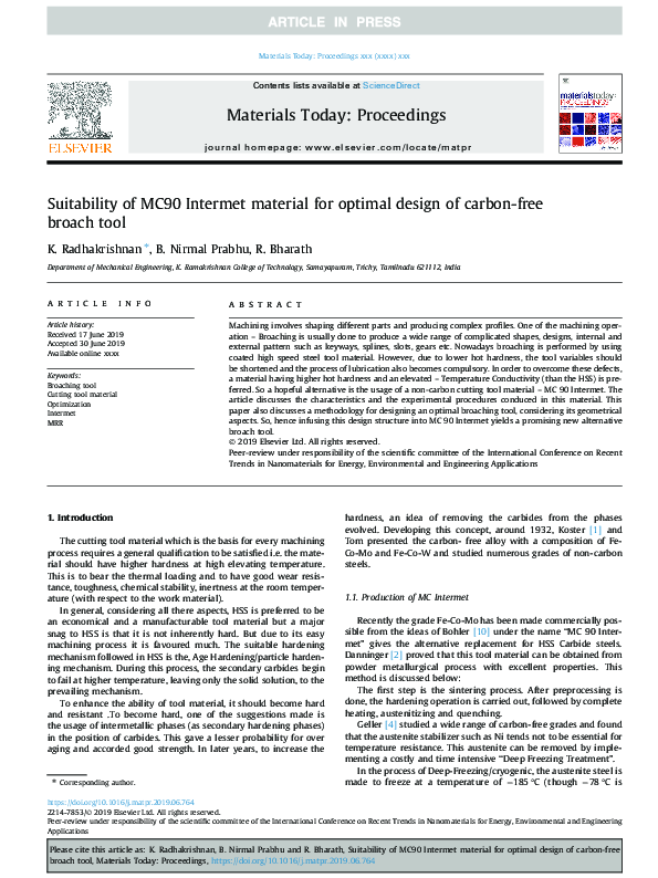 (PDF) Suitability of MC90 Intermet material for optimal design of ...