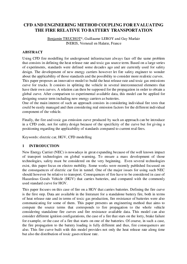 (PDF) CFD and engineering method coupling for evaluating the fire ...