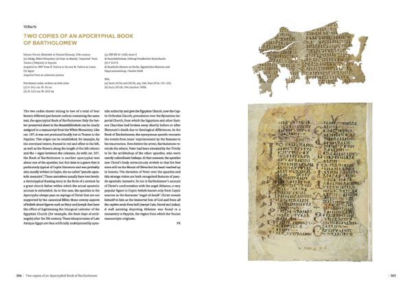 (PDF) Two Copies of an Apocryphal Book of Bartholomew