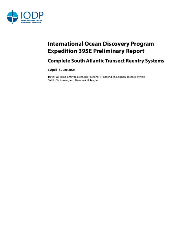 (PDF) South Atlantic Transect Expedition 395E Report