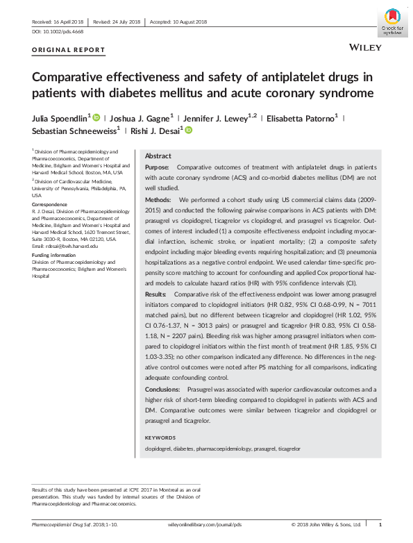 (PDF) Comparative effectiveness and safety of antipsychotic drugs in ...