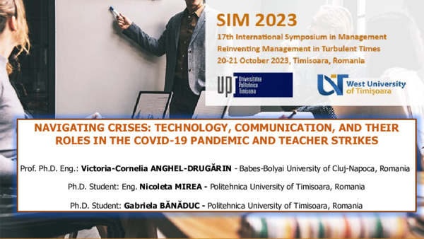 (PPT) Presentation NAVIGATING CRISES | Nicoleta Mirea - Academia.edu