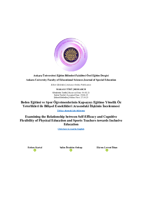 (PDF) Examining the Relationship between Self-Efficacy and Cognitive ...