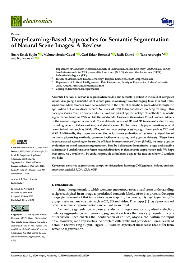 (PDF) Deep-Learning-Based Approaches for Semantic Segmentation of ...