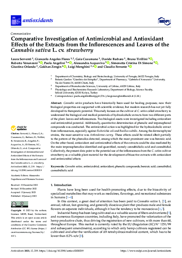 (PDF) Comparative Investigation of Antimicrobial and Antioxidant ...