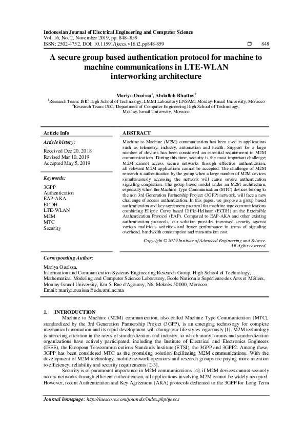 (PDF) A secure group based authentication protocol for machine to ...