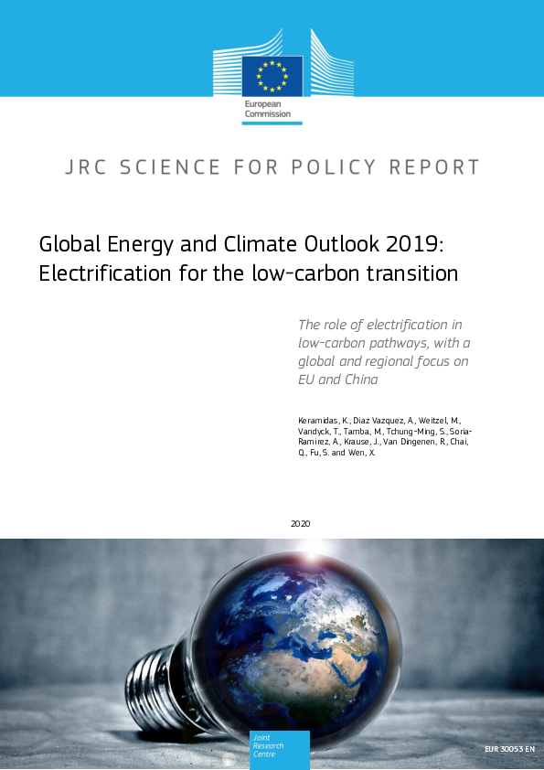 (PDF) Global Energy and Climate Outlook 2019: Electrification for the ...