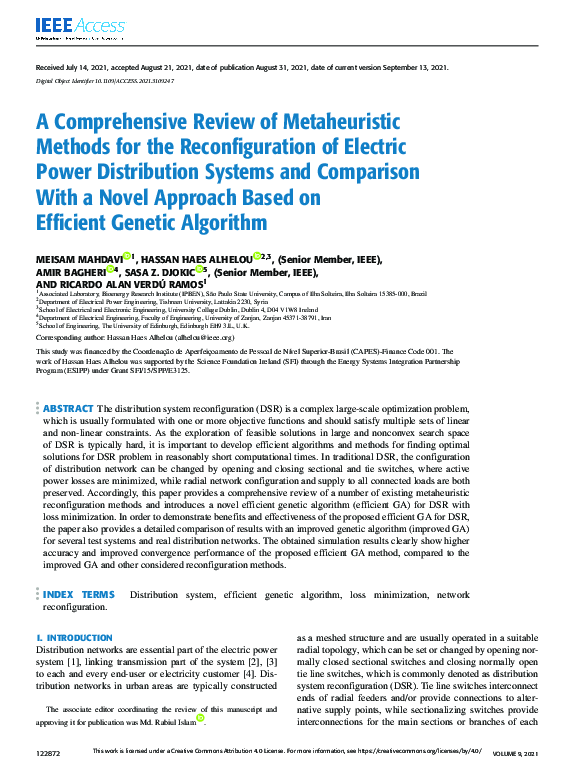 (PDF) A Comprehensive Review of Metaheuristic Methods for the ...