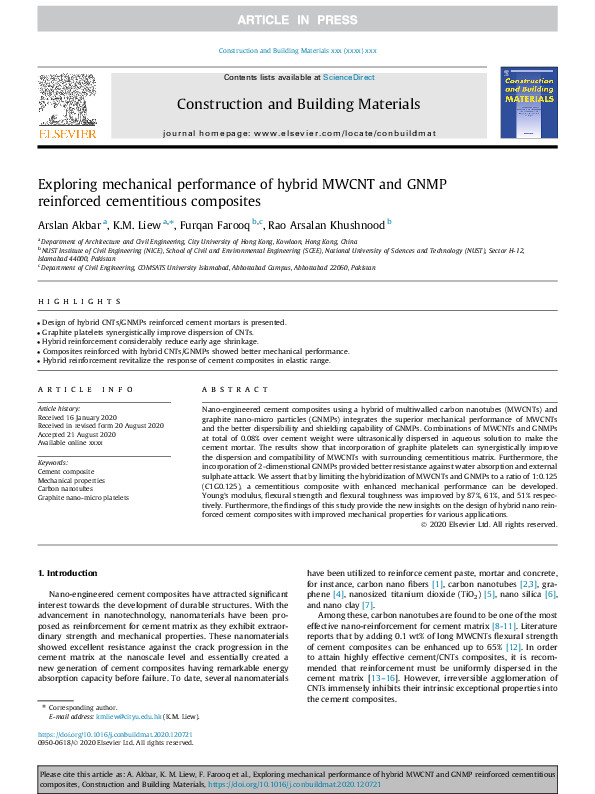 (PDF) Exploring mechanical performance of hybrid MWCNT and GNMP ...
