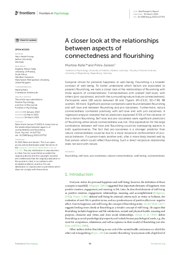 (PDF) A closer look at the relationships between aspects of ...
