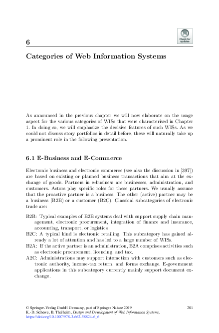 (PDF) Categories of Web Information Systems