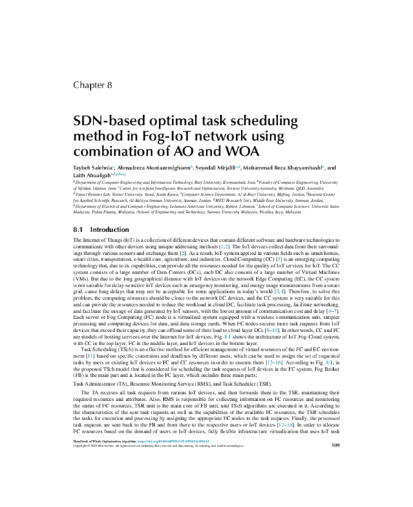 (PDF) SDN-based optimal task scheduling method in Fog-IoT network using ...