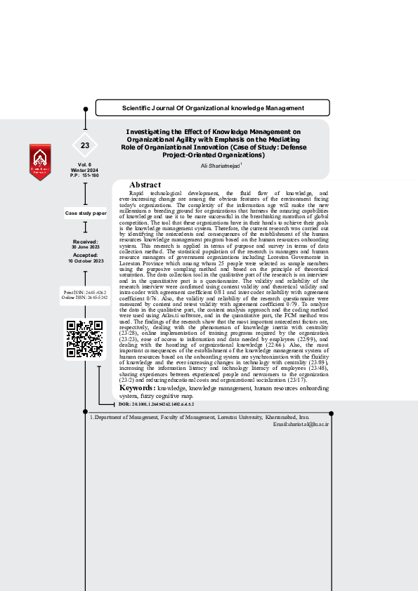 (PDF) Investigating the Effect of Knowledge Management on ...