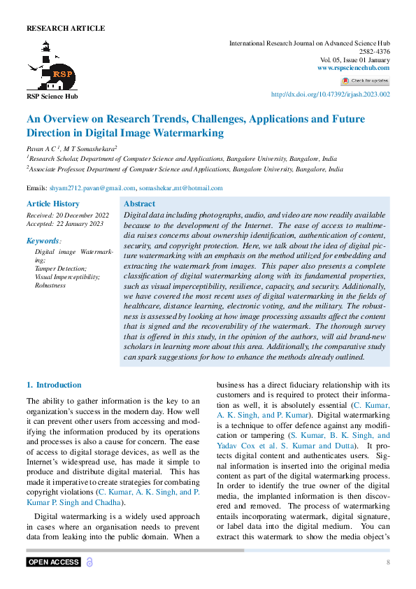 (PDF) An Overview on Research Trends, Challenges, Applications and Future
