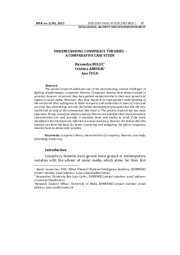 pdf-understanding-conspiracy-theories-a-comparative-case-study