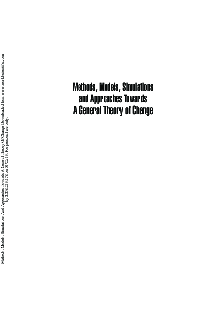 (PDF) Methods, Models, Simulations And Approaches Towards A General ...