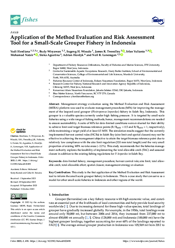 (PDF) Application of the Method Evaluation and Risk Assessment Tool for ...