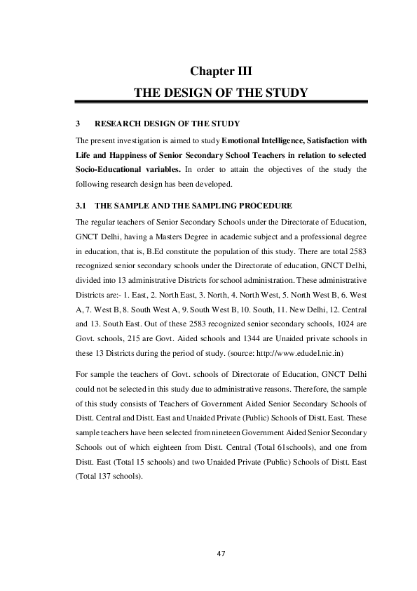 (PDF) Design of the Study
