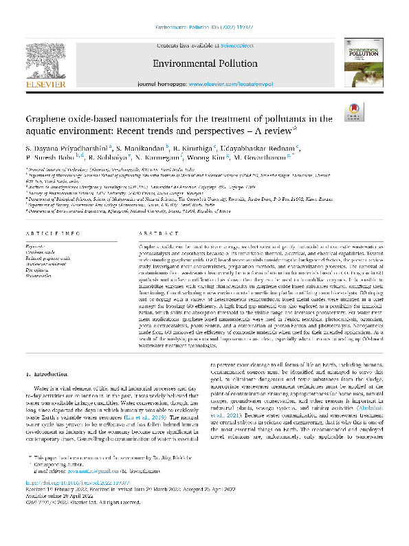 (PDF) Graphene oxide based nanomaterials