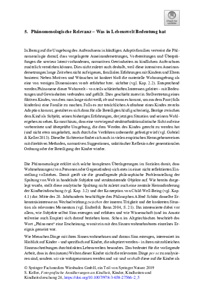 (PDF) Phänomenologische Relevanz – Was in Lebenswelt Bedeutung hat