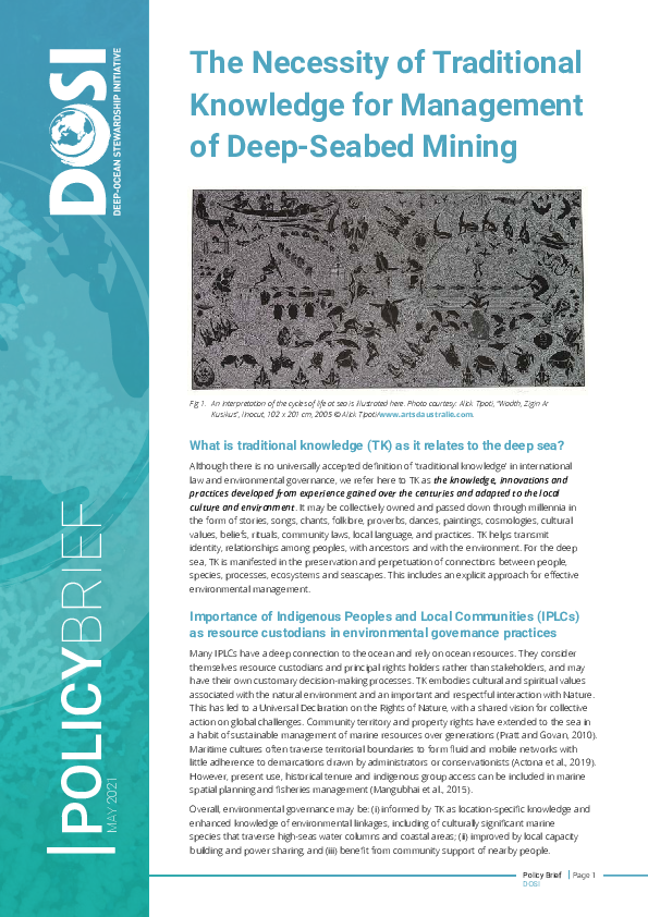 (PDF) The necessity of traditional knowledge for management of deep ...