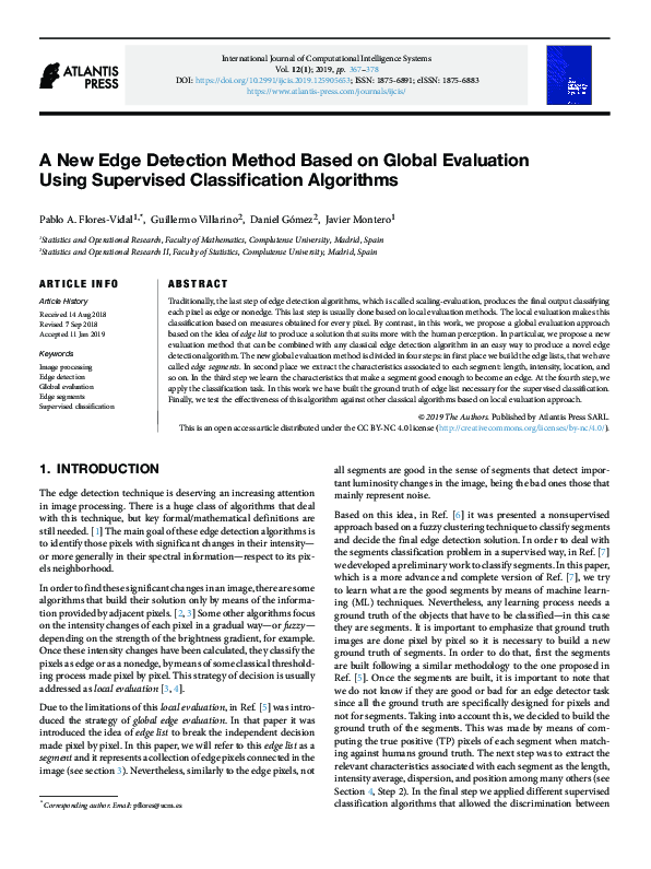 (PDF) A New Edge Detection Method Based on Global Evaluation Using ...