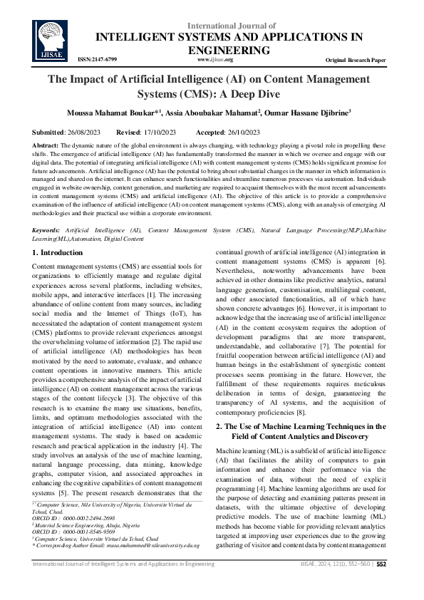 (PDF) INTELLIGENT SYSTEMS AND APPLICATIONS IN ENGINEERING