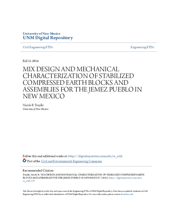 (PDF) MIX Design and Mechanical Characterization of Stabilized ...