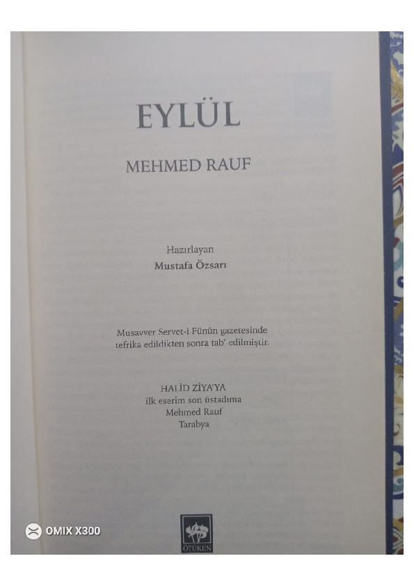 (PDF) Mehmet Rauf ve Eylül e Dair