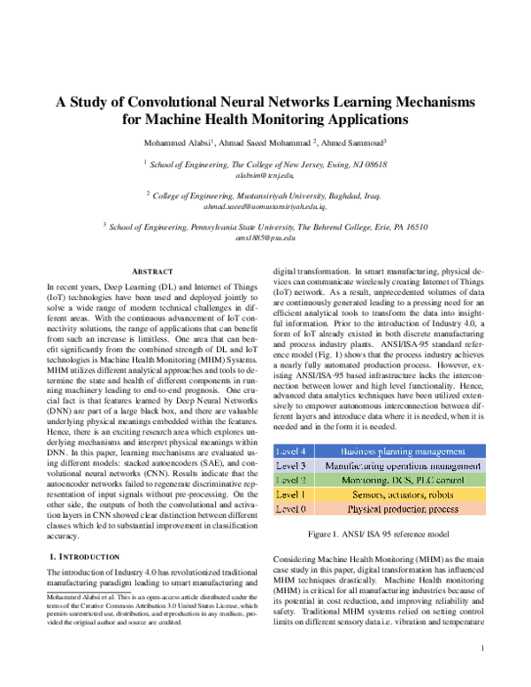 (PDF) A Study of Convolutional Neural Networks Learning Mechanisms for ...