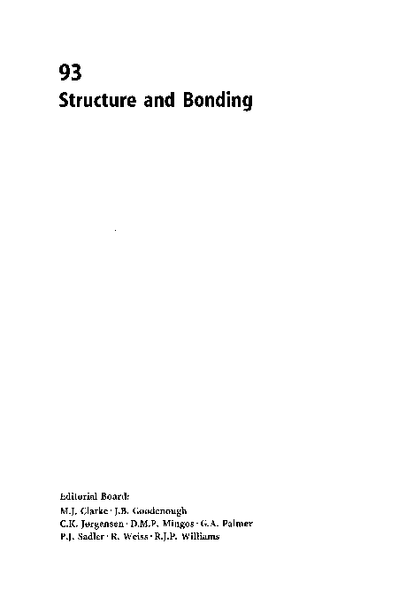 (PDF) Bonding and Charge Distribution in Polyoxometalates: A Bond ...