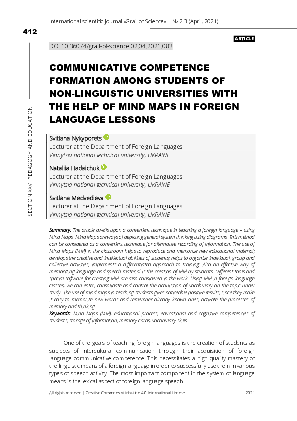 (PDF) Communicative Competence Formation Among Students of Non ...