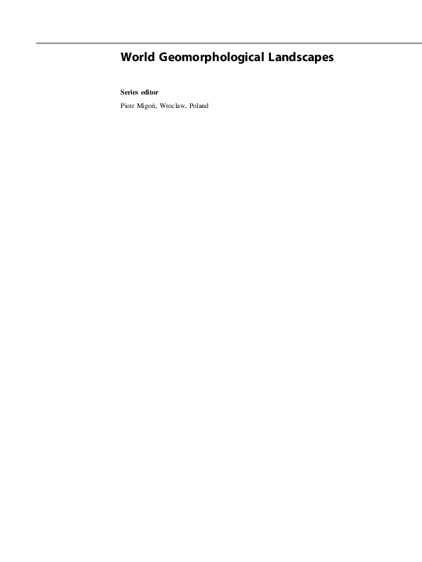 (PDF) Landscapes and Landforms of Turkey