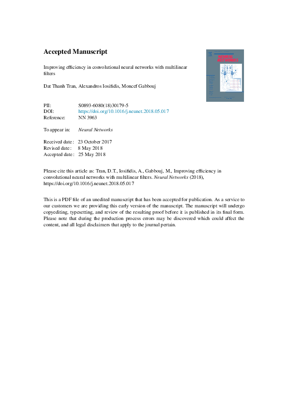 (PDF) Improving efficiency in convolutional neural networks with 3D ...
