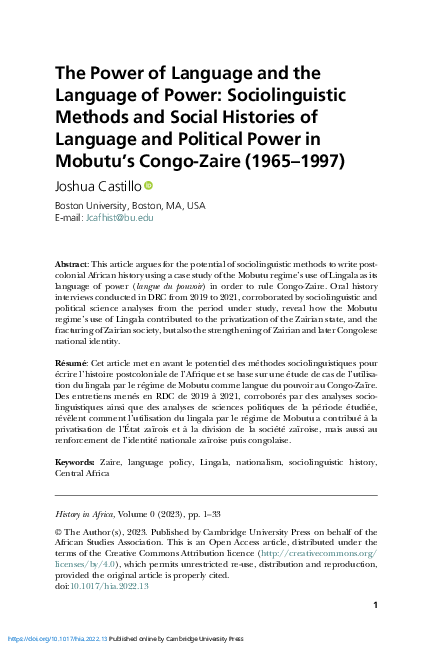 (PDF) The Power of Language and the Language of Power: Sociolinguistic ...