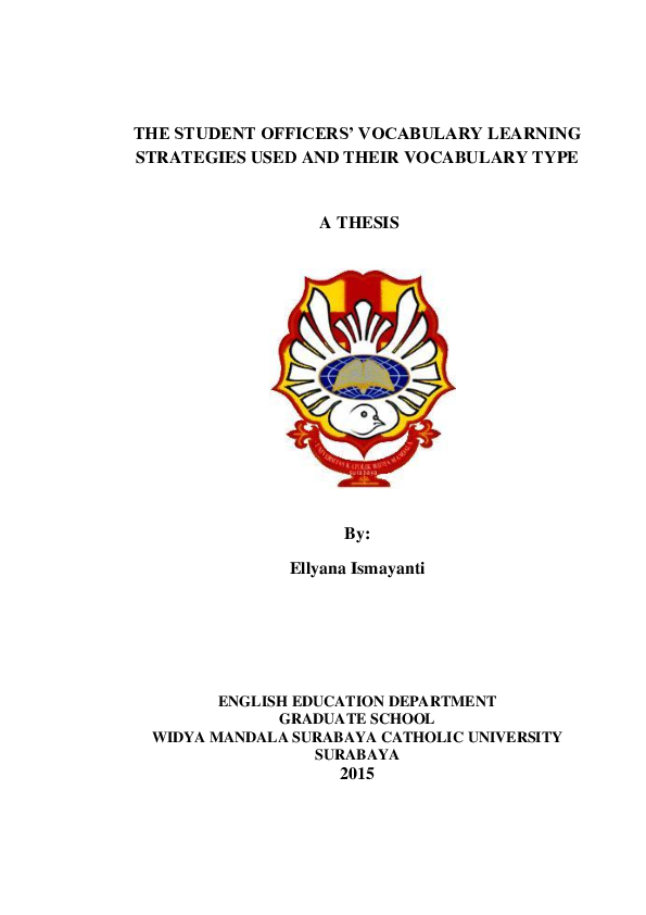 (PDF) The student officers’ vocabulary learning strategies used and ...