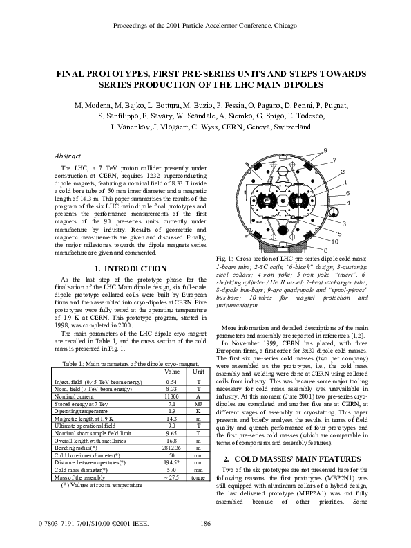 (PDF) Final prototypes, first pre-series units and steps towards series ...