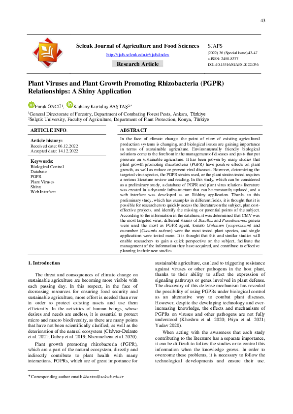 (PDF) Plant Viruses and Plant Growth Promoting Rhizobacteria (PGPR ...