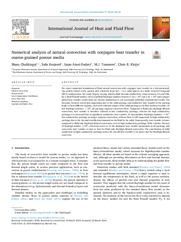 (PDF) Numerical Analysis of Natural Convection with Thermal Radiation ...