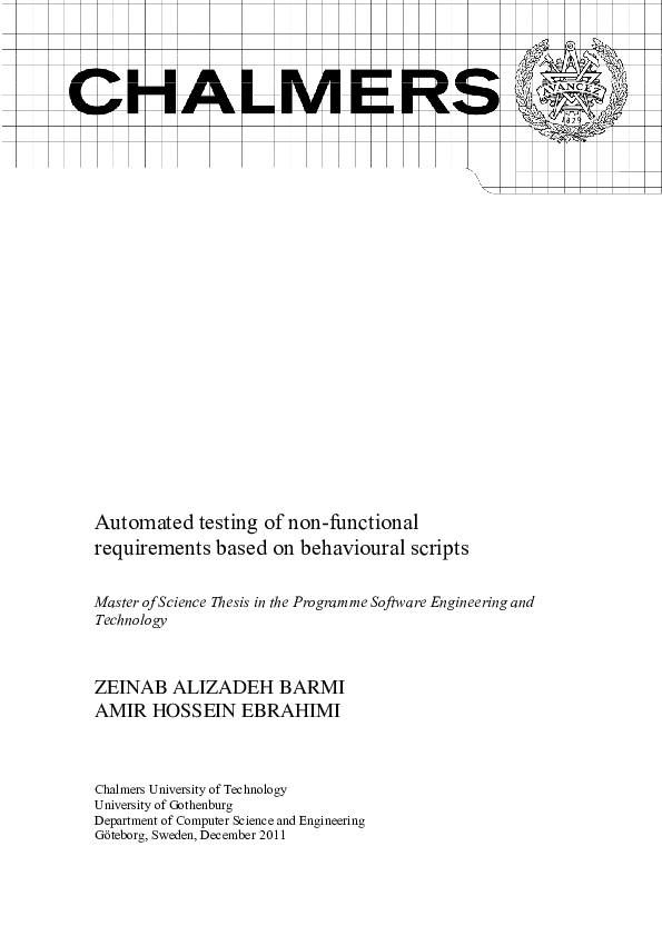 (PDF) Automated testing of non-functional requirements based on ...