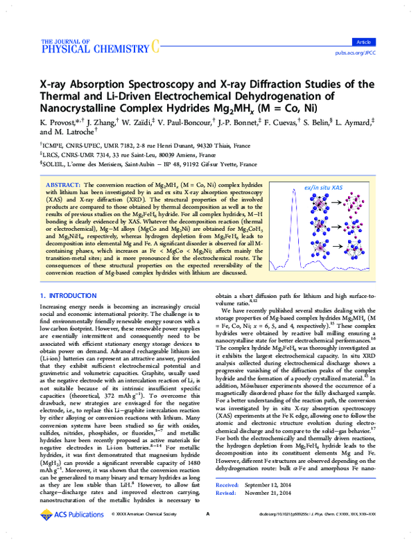 (PDF) X-ray absorption spectroscopy and X-ray diffraction analysis of ...