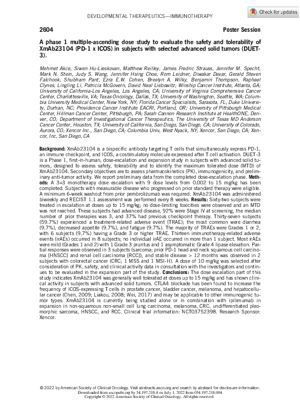 (PDF) A phase 1 multiple-ascending dose study to evaluate the safety ...